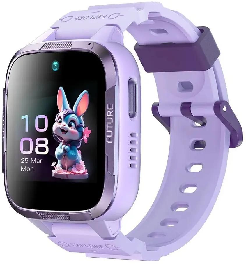Смарт-часы Honor Kids Watch Plus 4G TAR-WB01,  48.5мм,  1.3",  фиолетовый/фиолетовый [5504acfc]